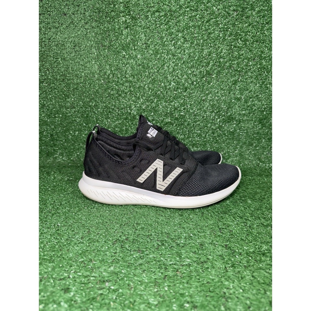 New Balance FuelCore Coast Womens 8.5 Black White Running Shoes Comfort Sneakers
